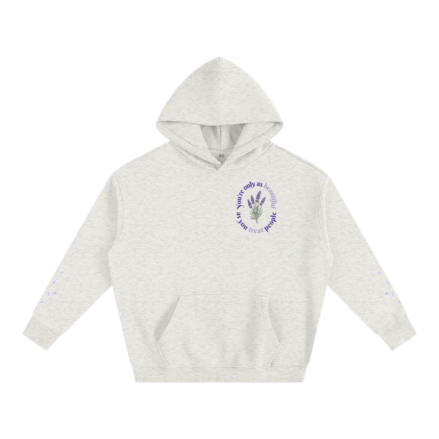 Only As Beautiful Oversize Fleeced Hoodie