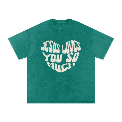 Jesus Loves You Heart Tee