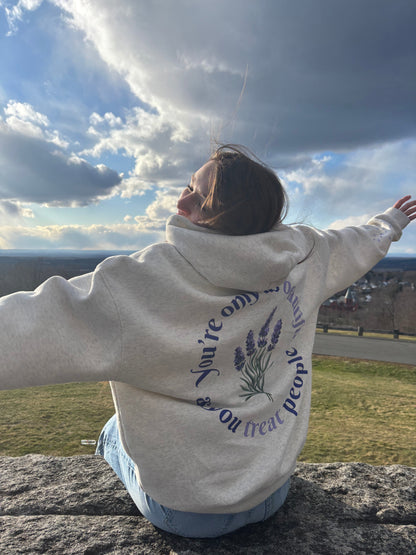 Only As Beautiful Oversize Fleeced Hoodie
