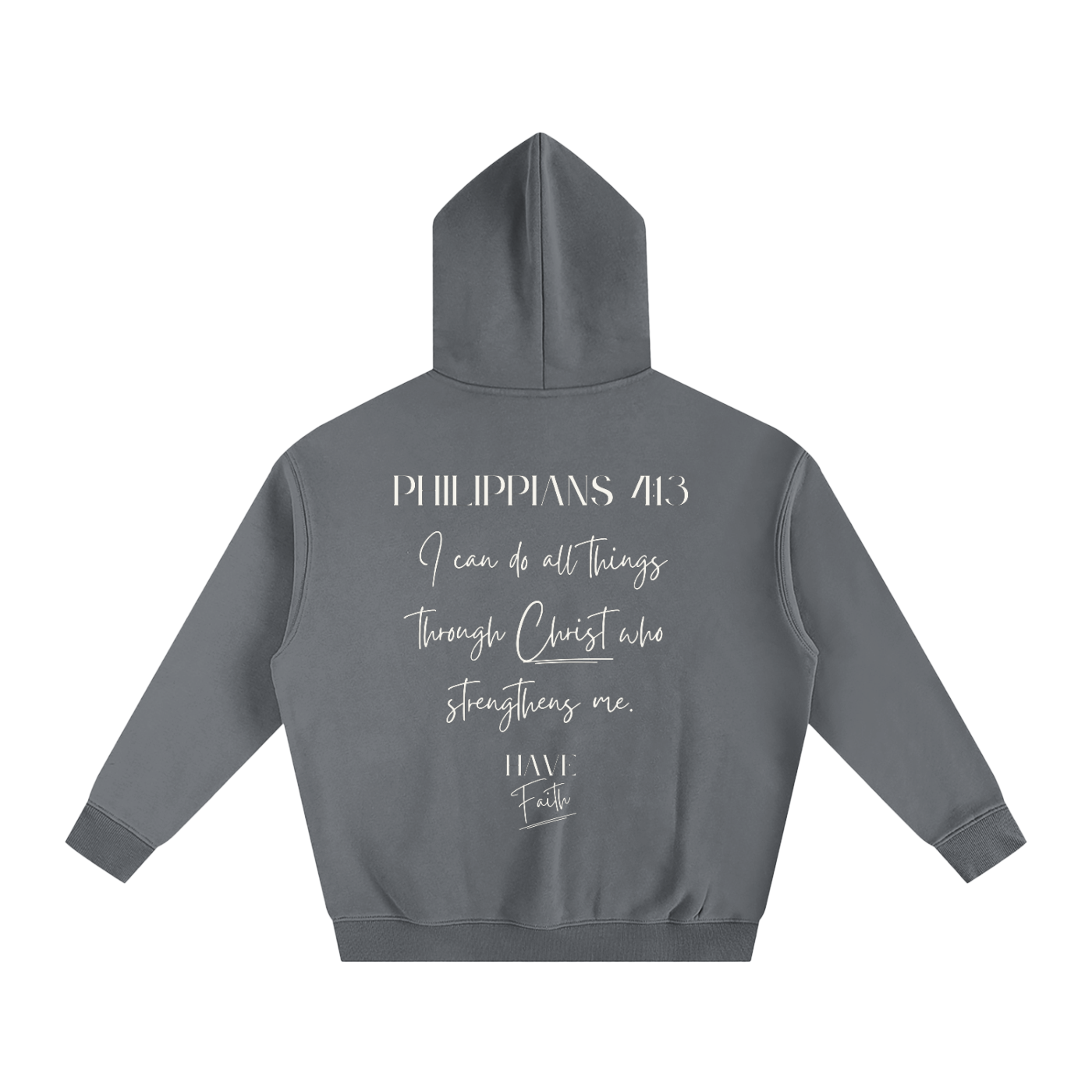 Philippians 4:13 Fleeced Hoodie