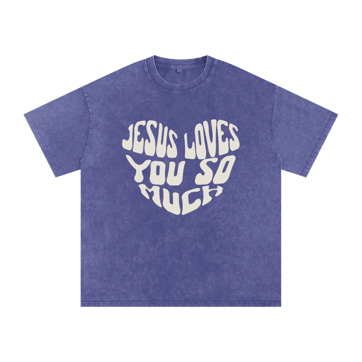 Jesus Loves You Heart Tee