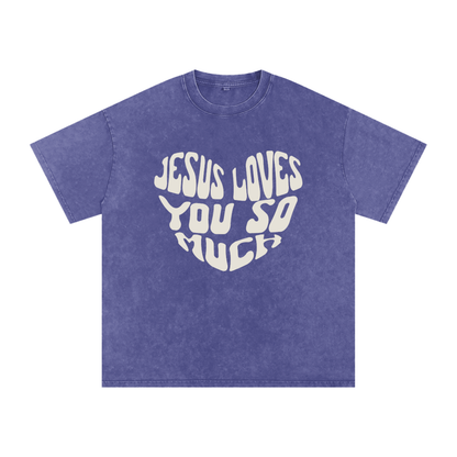 Jesus Loves You Heart Tee